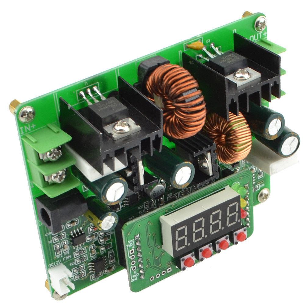 D3806 10-40VDC In 0-38VDC Out Step Up / Step Down Boost/Buck CC/CV Power Converter Module w Meter - Envistia Mall