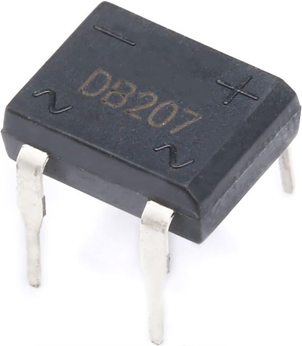 DB207 2A 1000V Through-Hole Bridge Rectifier DIP-4 (Package of 50 Pieces) - Envistia Mall