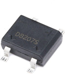 DB207S 2A 1000V SMD Bridge Rectifier SOP-4 (Package of 100 Pieces) - Envistia Mall