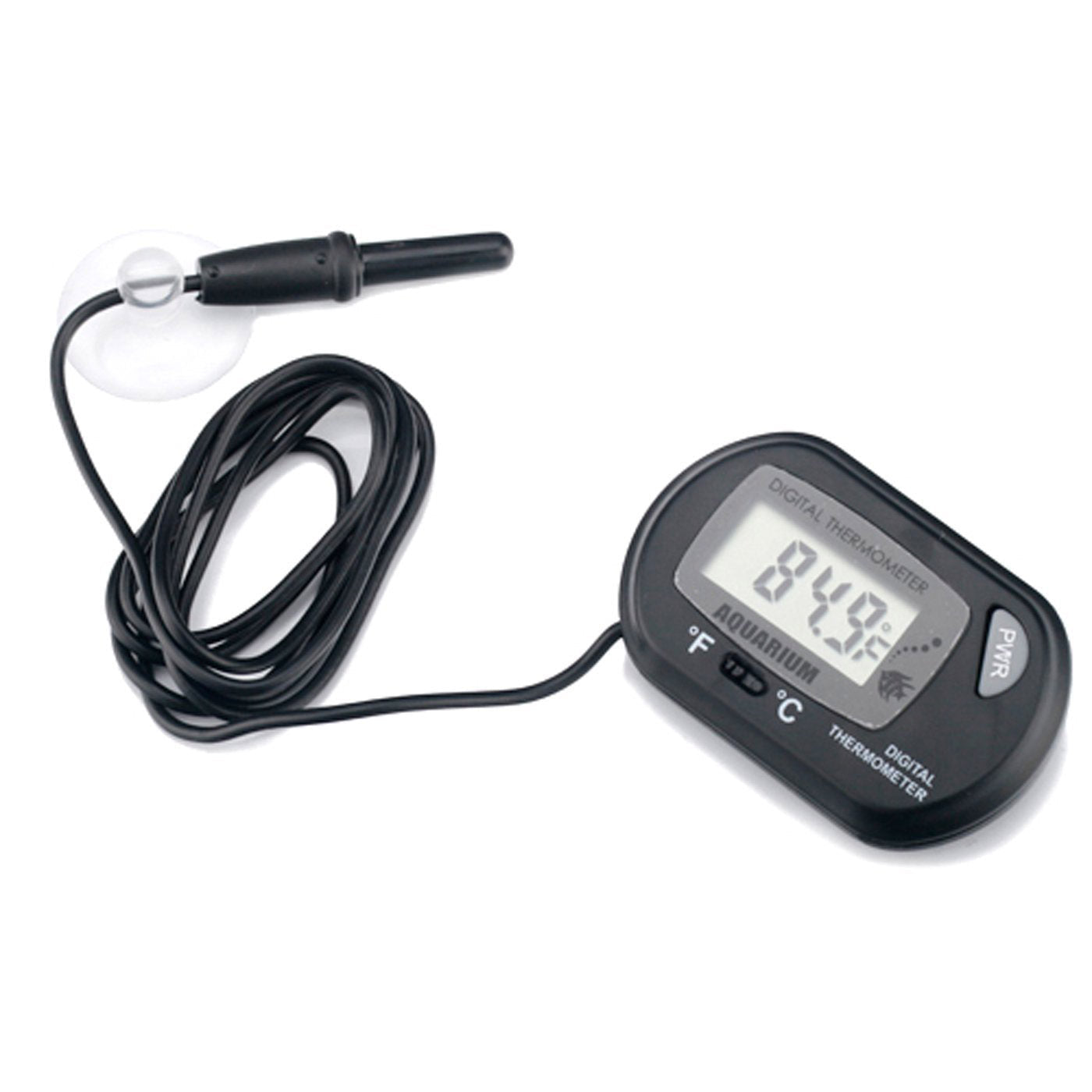 Digital LCD Aquarium / Terrarium Thermometer Temperature Sensor with Batteries (2 Pack) - Envistia Mall