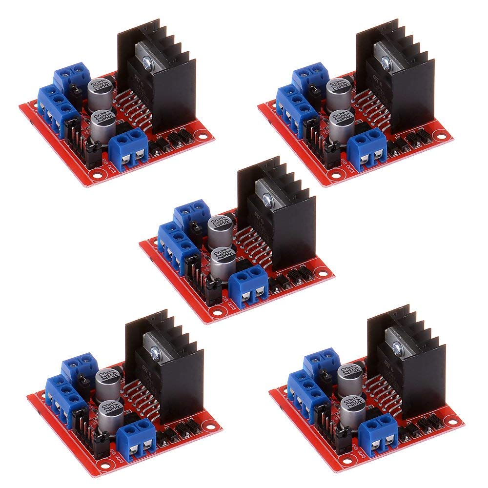 Dual H Bridge L298N PWM Stepper Motor Drive Controller Board Module (5 Pack) - Envistia Mall