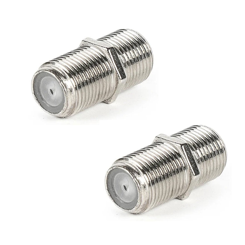 F-81 Barrel Connector Coupler - 1 GHz F Type Female To Female Coaxial Adapter (Lot Of 1)