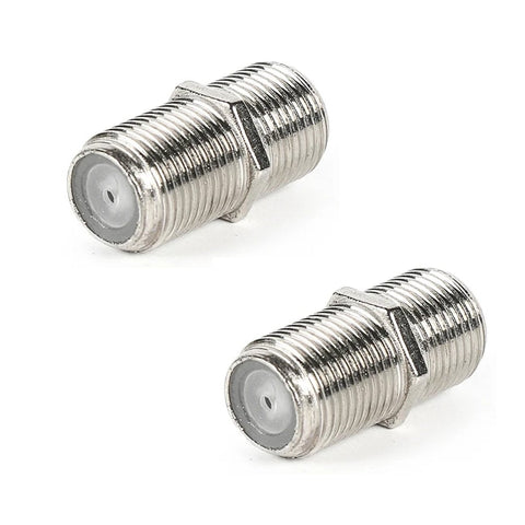 F Type Female to Female F81 UHF Coaxial Coupler for TV RG-6 RG-59 75 Ohm Cable - Envistia Mall