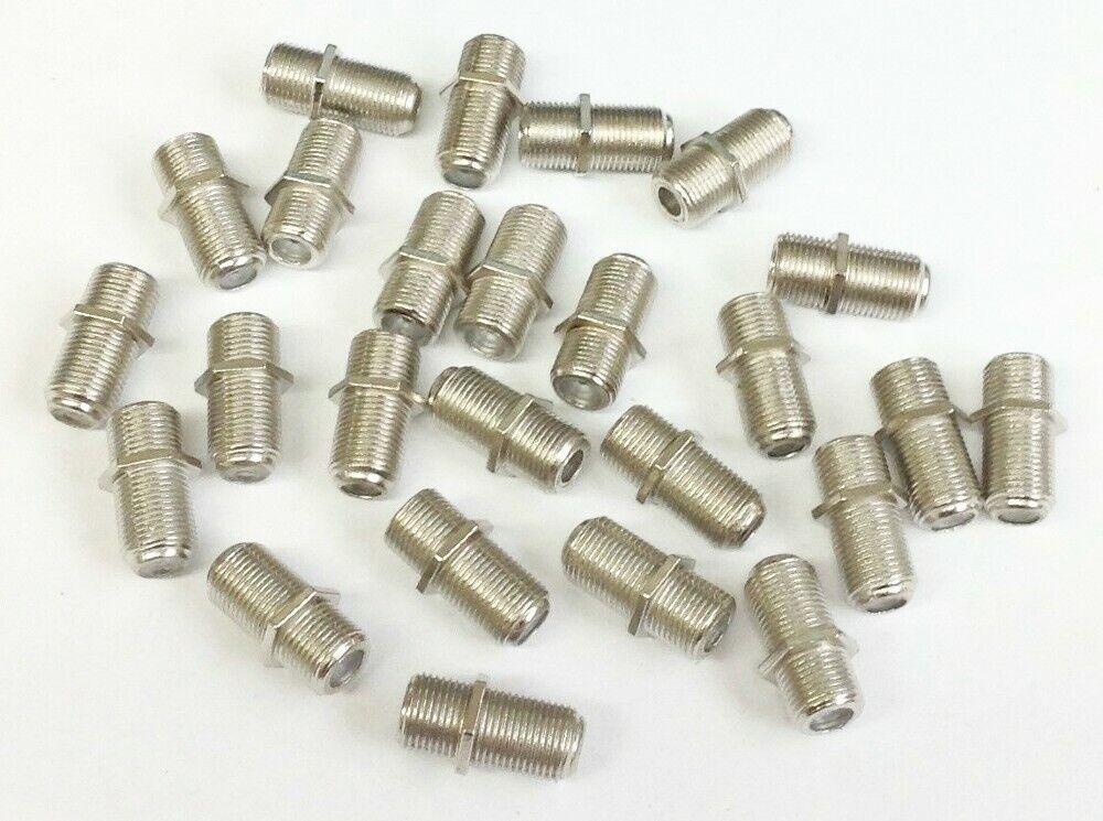 F Type Female to Female F81 UHF Coaxial Coupler for TV RG-6 RG-59 75 Ohm Cable - Envistia Mall