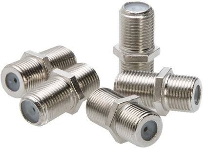 F Type Female to Female F81 UHF Coaxial Coupler for TV RG-6 RG-59 75 Ohm Cable - Envistia Mall