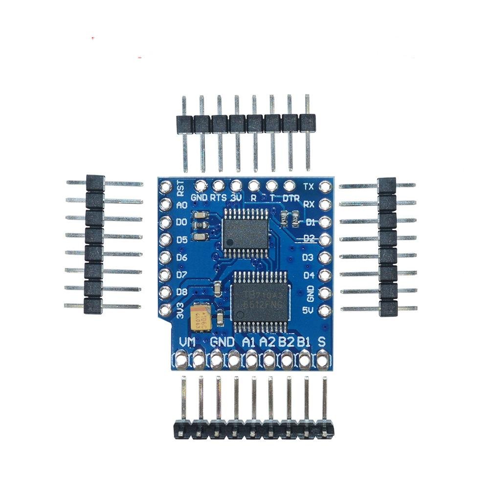 I2C Dual Motor Driver Shield TB6612FNG for WeMos D1 Mini - Envistia Mall