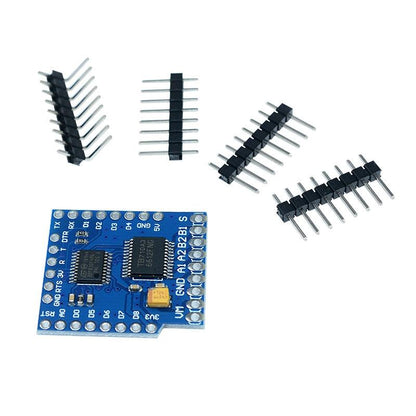 I2C Dual Motor Driver Shield TB6612FNG for WeMos D1 Mini - Envistia Mall