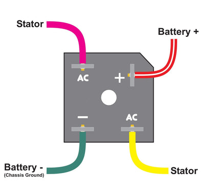 KBPC5010 1000V 50A Metal Case Single Phase Diode Bridge Rectifier - Envistia Mall