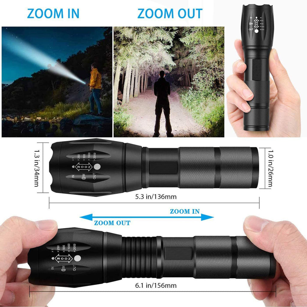 Survival Laser 1,000 Lumen Flashlight- 5 Mode