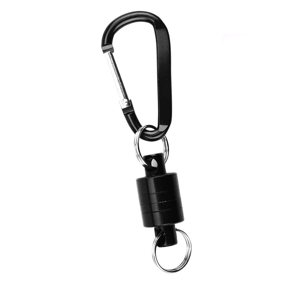 Magnetic Keychain Quick Disconnect with Carabiner To Securely Attach Keys Or ID Badges To Purse & Belt - Easy Access to Keys, Badges & Other Accessories - Envistia Mall