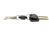Magnetic Keychain Quick Disconnect with Carabiner To Securely Attach Keys Or ID Badges To Purse & Belt - Easy Access to Keys, Badges & Other Accessories - Envistia Mall