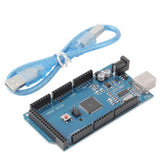 MEGA2560 R3 ATmega2560-16AU CH340G Development Board Arduino + Free USB Cable - Envistia Mall