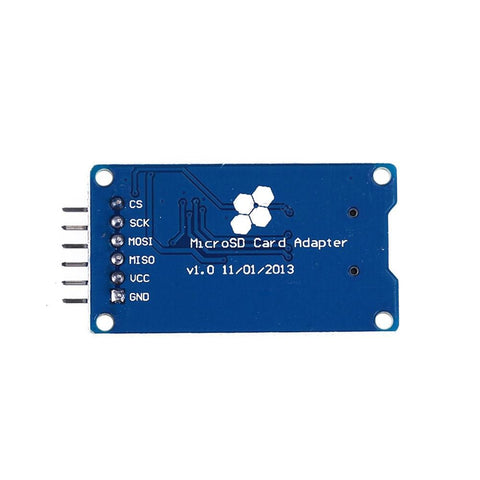 Módulo lector de tarjeta microsd micro sd card para arduino