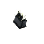 Mini Rocker Switch 3 PIN ON-OFF-ON SPDT 125VAC/6A 250VAC/3A Black 10mmx15mm KCD11 2X/5X/10X - Envistia Mall