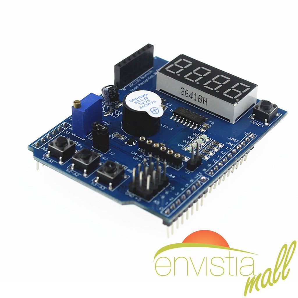 Multi-Function Prototyping / Expansion Shield For Arduino UNO LEONARDO ...