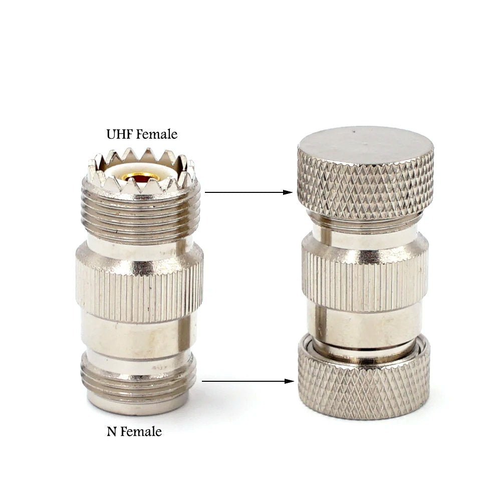 N Female / SO239 UHF Female RF Connector Dust Cap Protective Cover (Pack of 2) - Envistia Mall