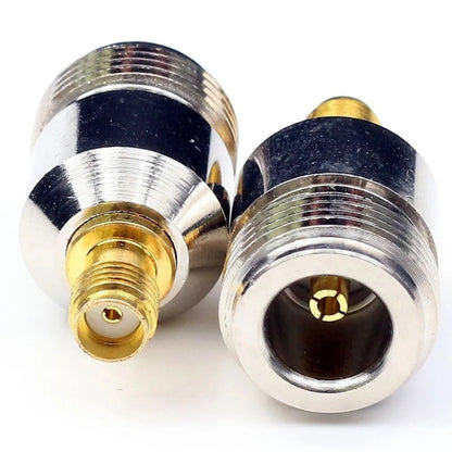 N-Type Female Jack to SMA Female Jack RF Adapter Barrel Connector - Envistia Mall
