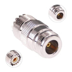 N-Type Female Jack to SO-239 (UHF Female) Jack RF Adapter Barrel Connector from Envistia Mall