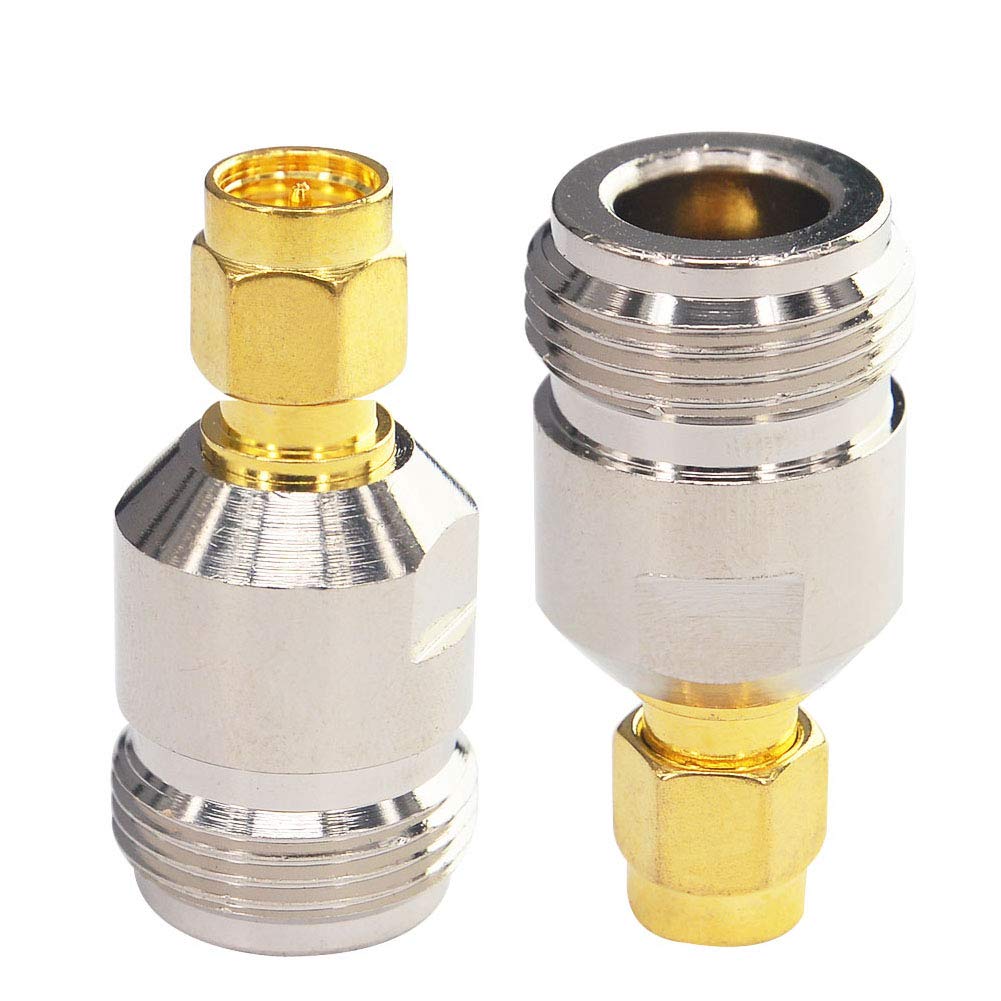 N-Type Female RF Jack to SMA Male Jack RF Adapter Barrel Connector - Envistia Mall