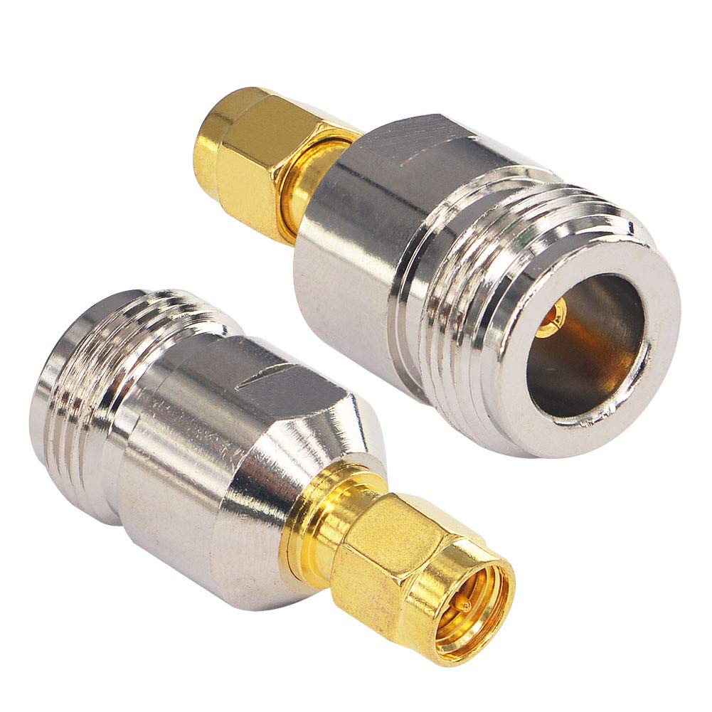 N-Type Female RF Jack to SMA Male Jack RF Adapter Barrel Connector - Envistia Mall