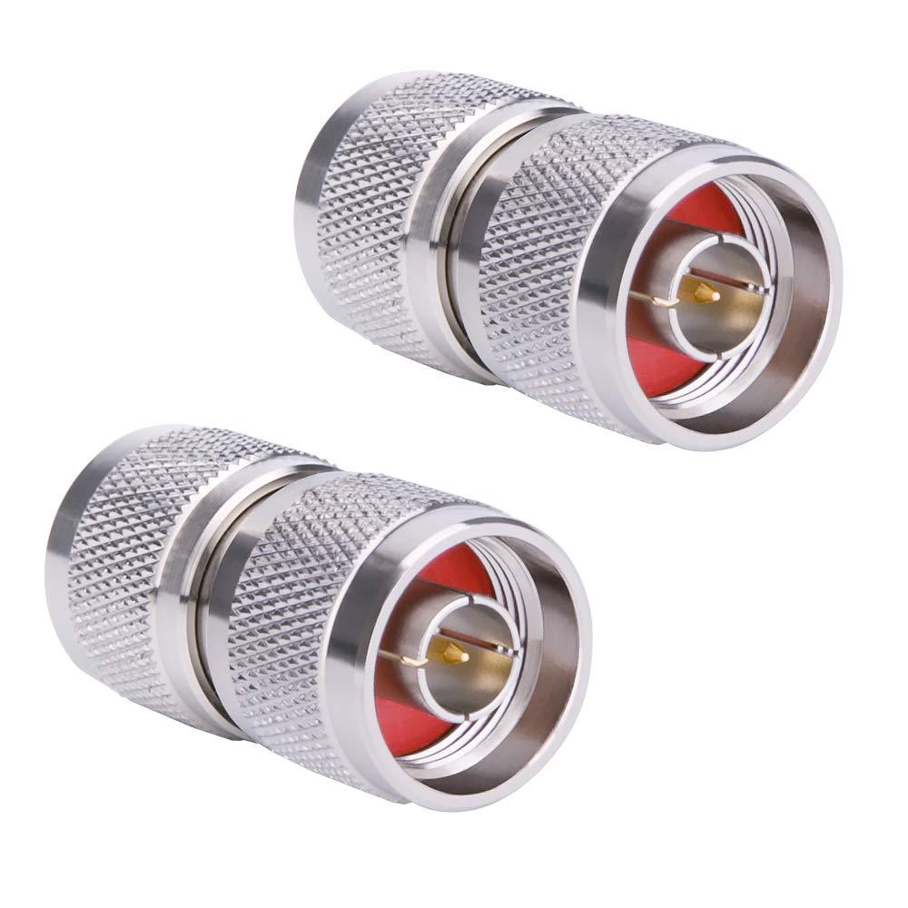 N-Type Male Plug to N Male Plug RF Adapter Barrel Connector - Envistia Mall