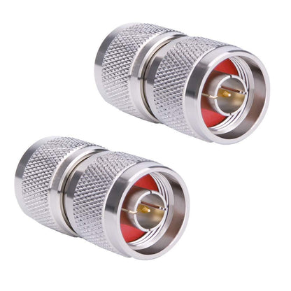 N-Type Male Plug to N Male Plug RF Adapter Barrel Connector - Envistia Mall