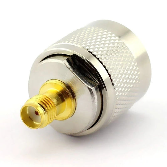 N-Type Male Plug to SMA Female Jack RF Adapter Barrel Connector - Envistia Mall