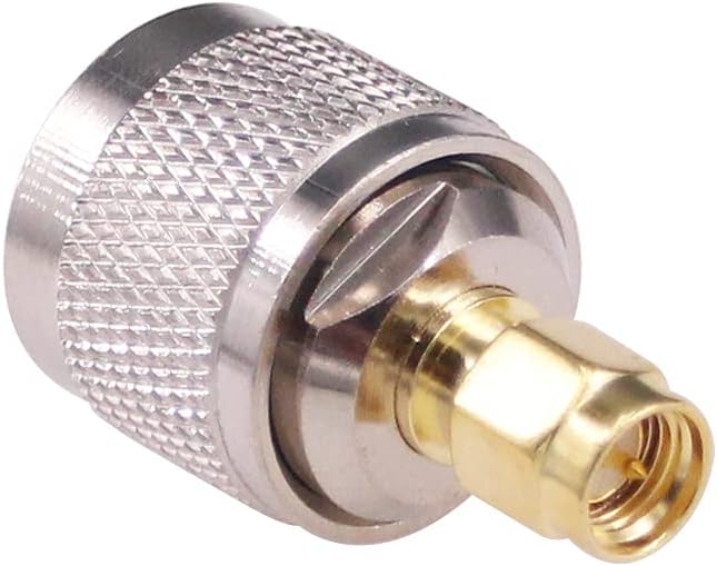 N-Type Male Plug to SMA Male Plug RF Adapter Barrel Connector - Envistia Mall