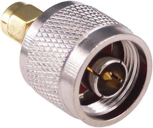 1x N Female Jack to SMA Male Plug Straight Adapter RF Coaxial Connector Barrel 1x N Female Jack to SMA Male Plug Straight Adapter RF Coaxial Connector Barrel