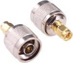 N-Type Male Plug to SMA Male Plug RF Adapter Barrel Connector - Envistia Mall