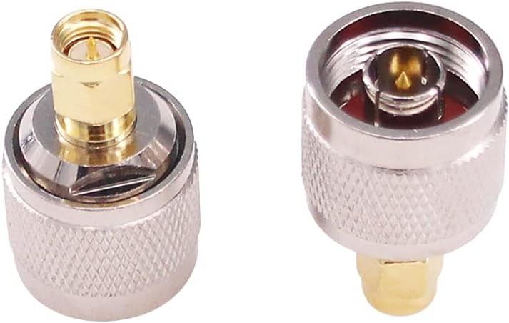 N-Type Male Plug to SMA Male Plug RF Adapter Barrel Connector - Envistia Mall