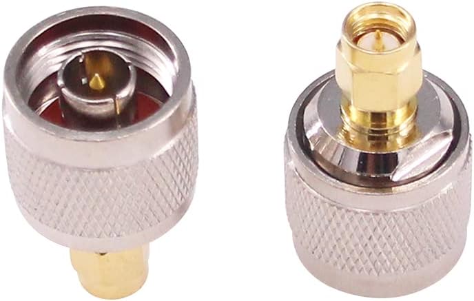 N-Type Male Plug to SMA Male Plug RF Adapter Barrel Connector - Envistia Mall