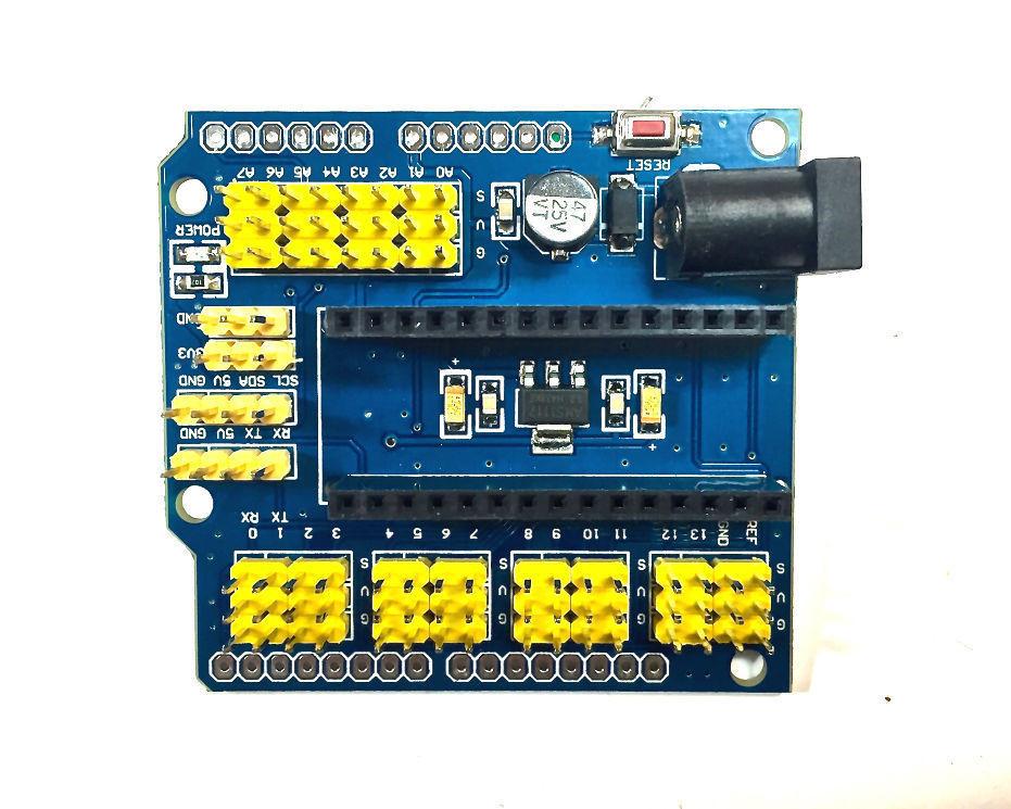 Nano 3.0 Micro-Controller ATMEGA328P with I / O Expansion Shield Module Arduino - Envistia Mall