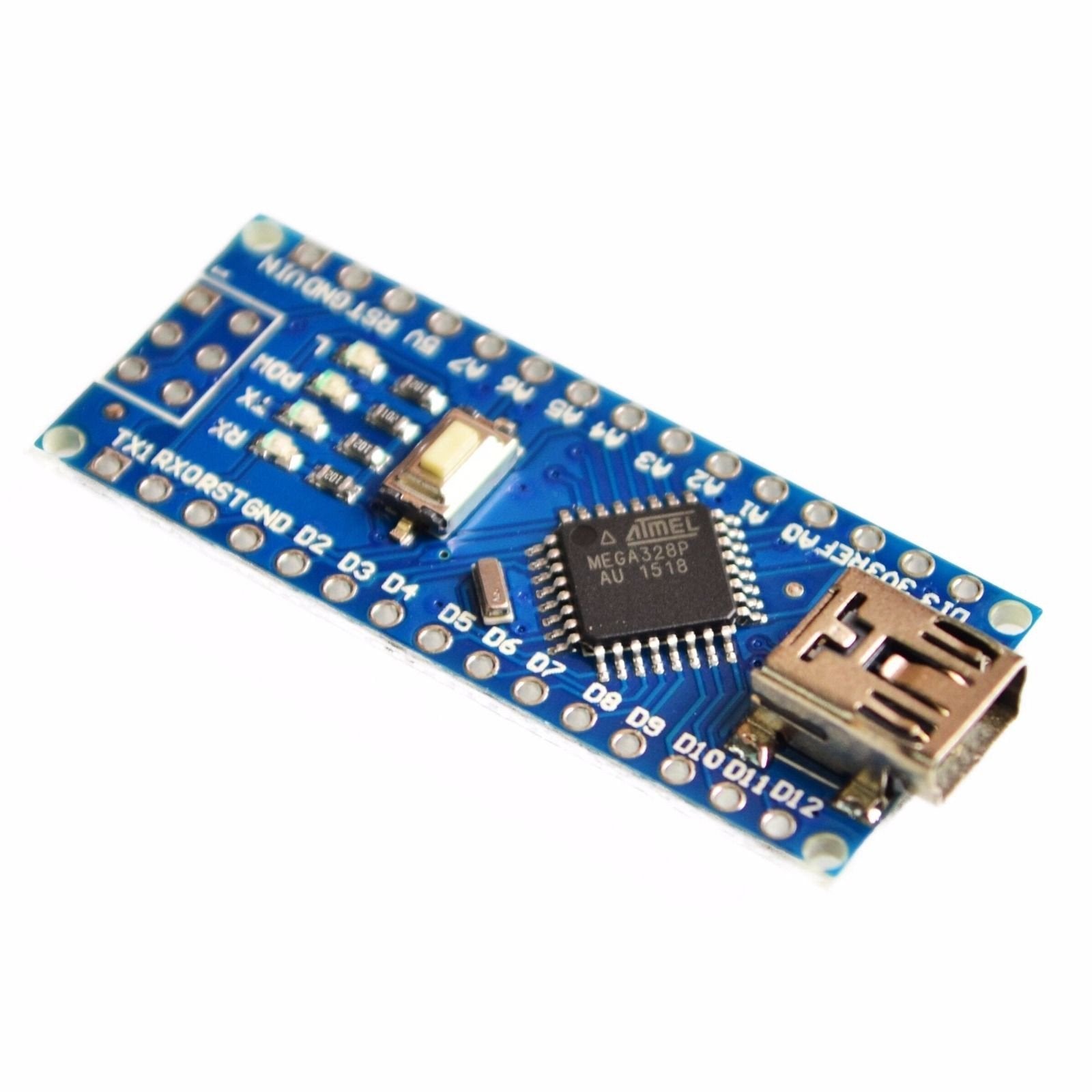 Nano 3.0 Micro-Controller ATMEGA328P with I / O Expansion Shield Module Arduino - Envistia Mall