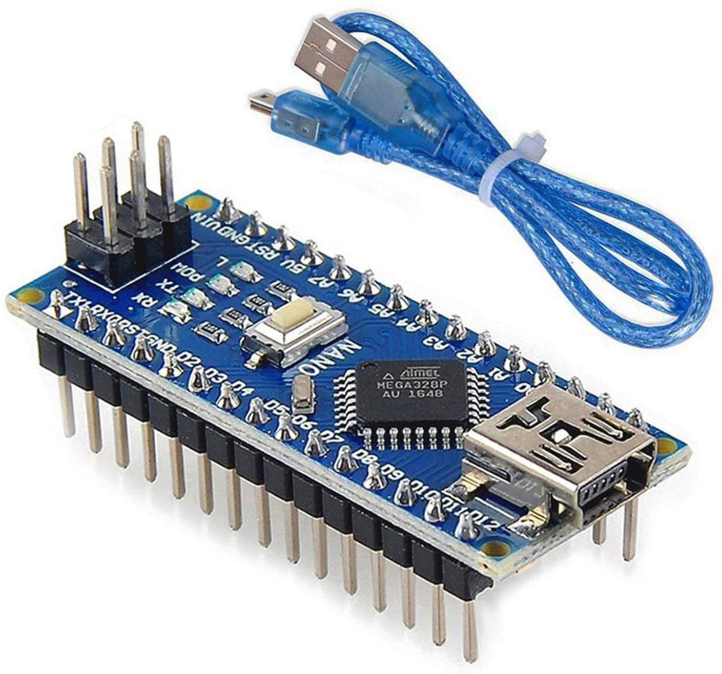 Nano V3.0 ATmega328 CH340G 5V 16M Micro-controller with Mini USB Cable Arduino - Envistia Mall