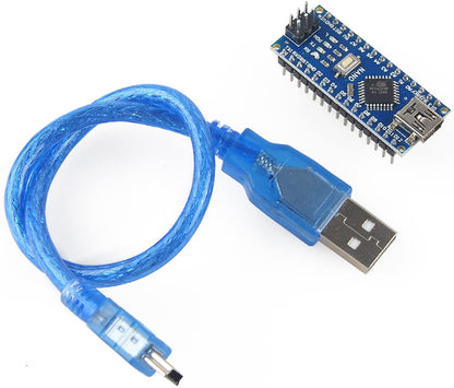 Nano V3.0 ATmega328 CH340G 5V 16M Micro-controller with Mini USB Cable Arduino - Envistia Mall