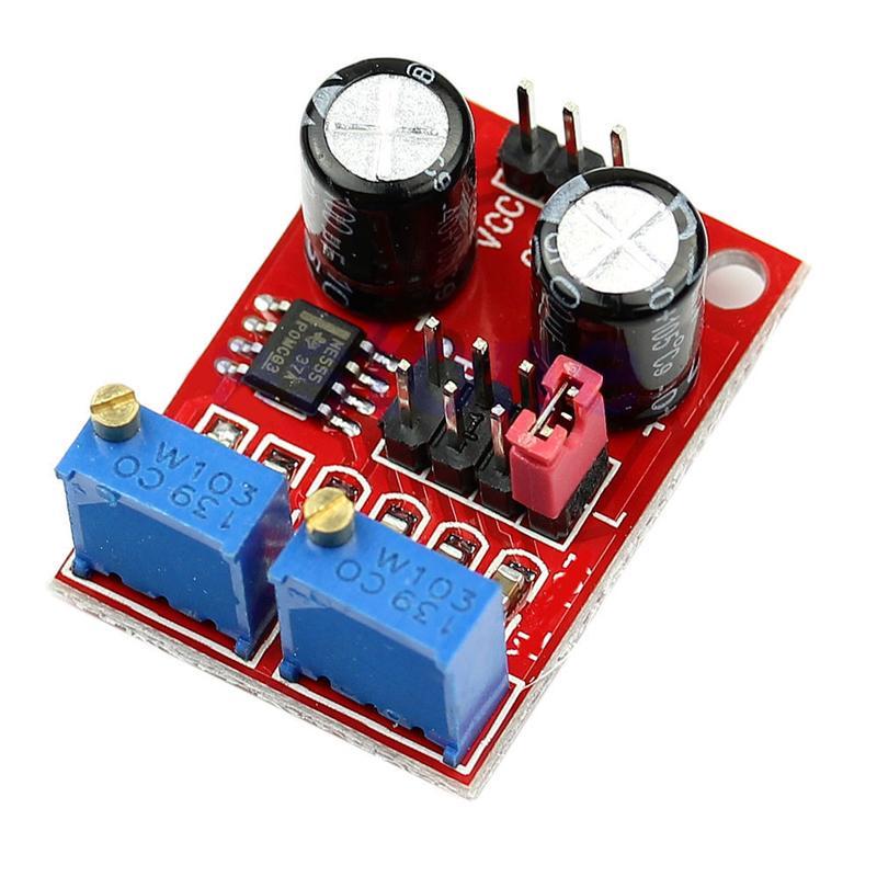 NE555 Duty Cycle Adjustable Pulse Frequency Square Wave Signal Generator Module - Envistia Mall