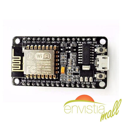 NodeMcu LUA ESP8266 ESP-12E CH340G WiFi Development Board V3 + Expansion Breadboard Base - Envistia Mall