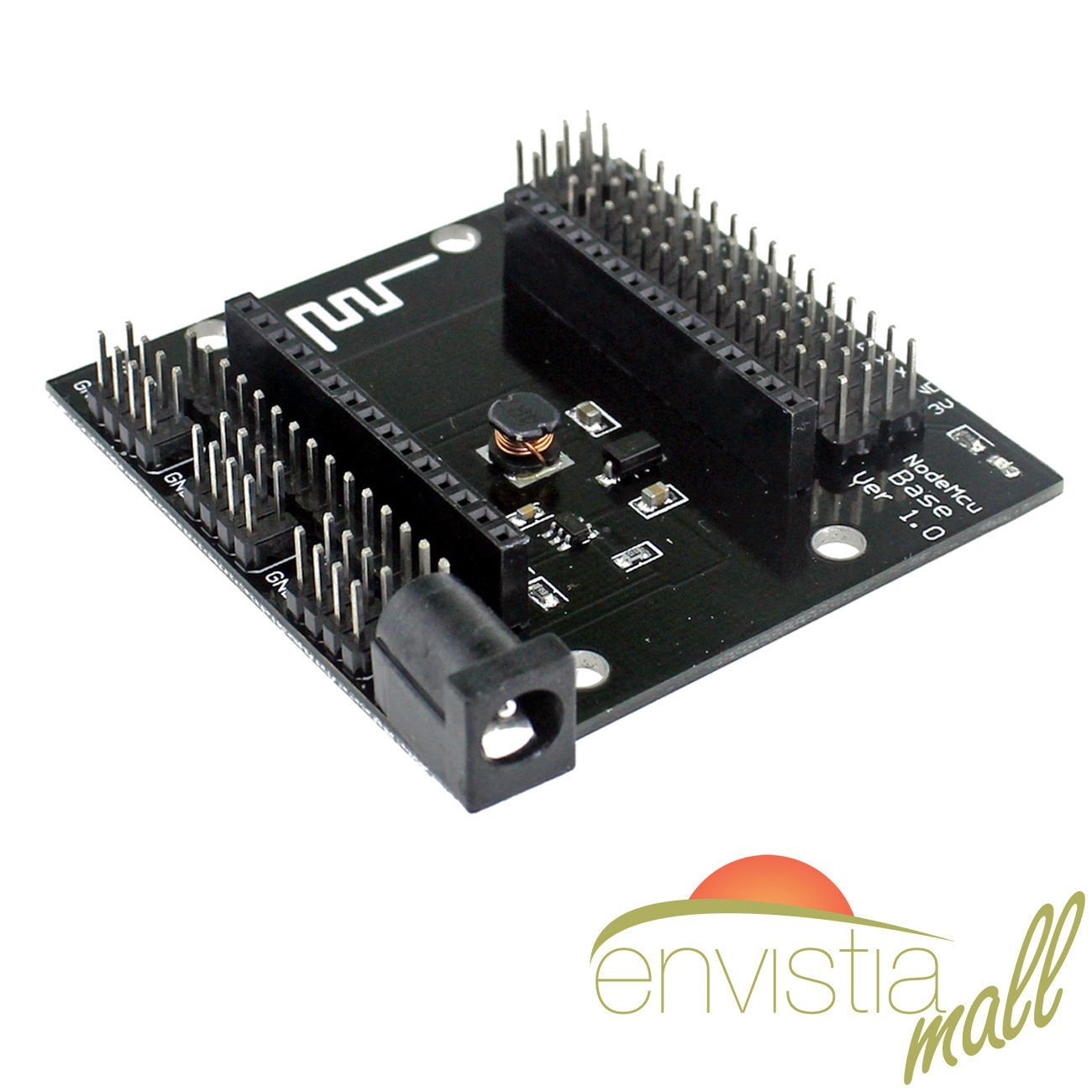 NodeMcu LUA ESP8266 ESP-12E CH340G WiFi Development Board V3 + Expansion Breadboard Base - Envistia Mall