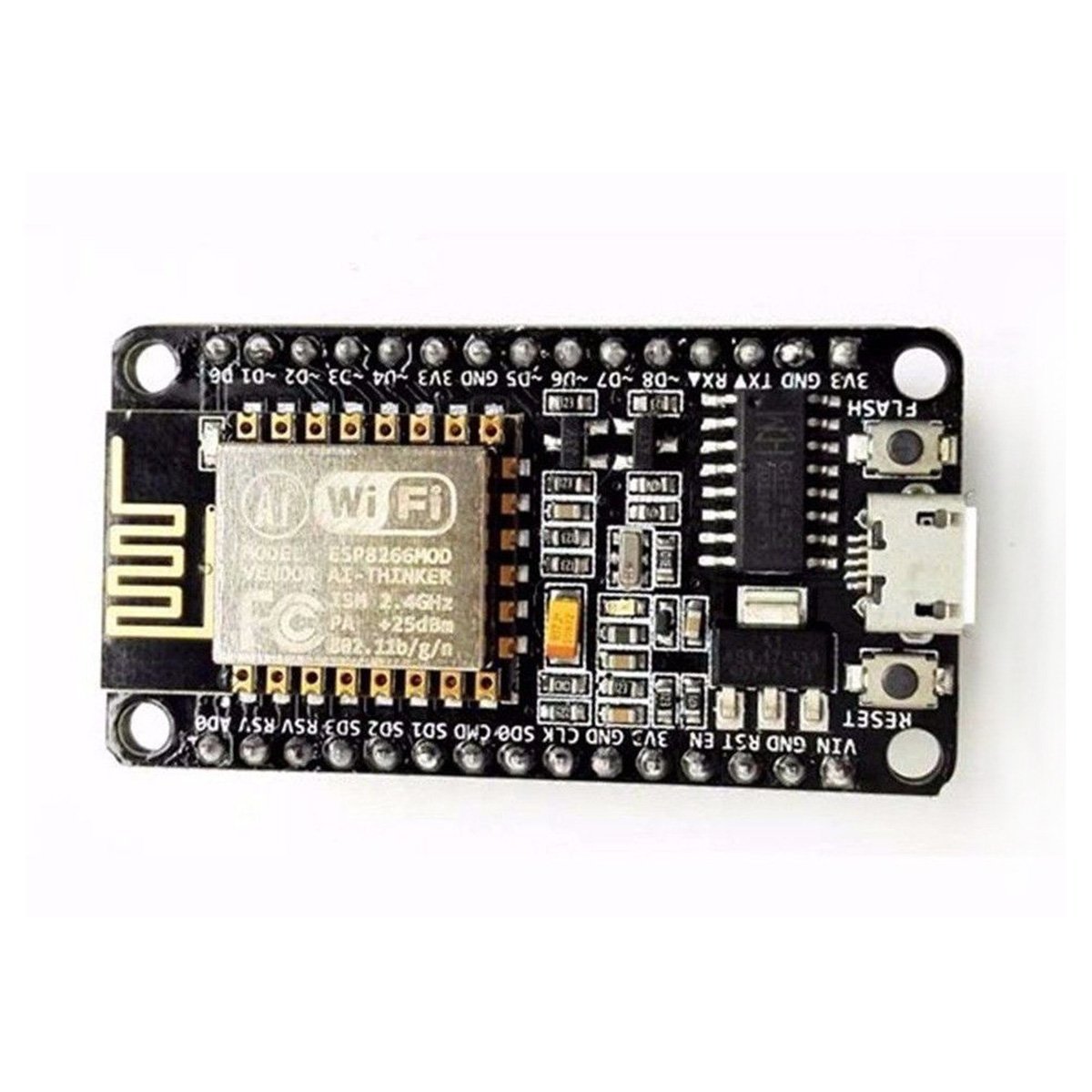 NodeMcu LUA ESP8266 ESP-12E CH340G Wireless WiFi IoT Development Board V3 - Envistia Mall