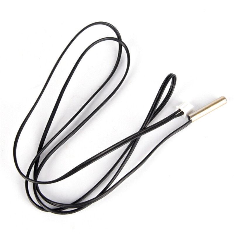 NTC Thermistor Temperature Sensor Probe 10K 1% 3950 Waterproof 1M Length - Envistia Mall