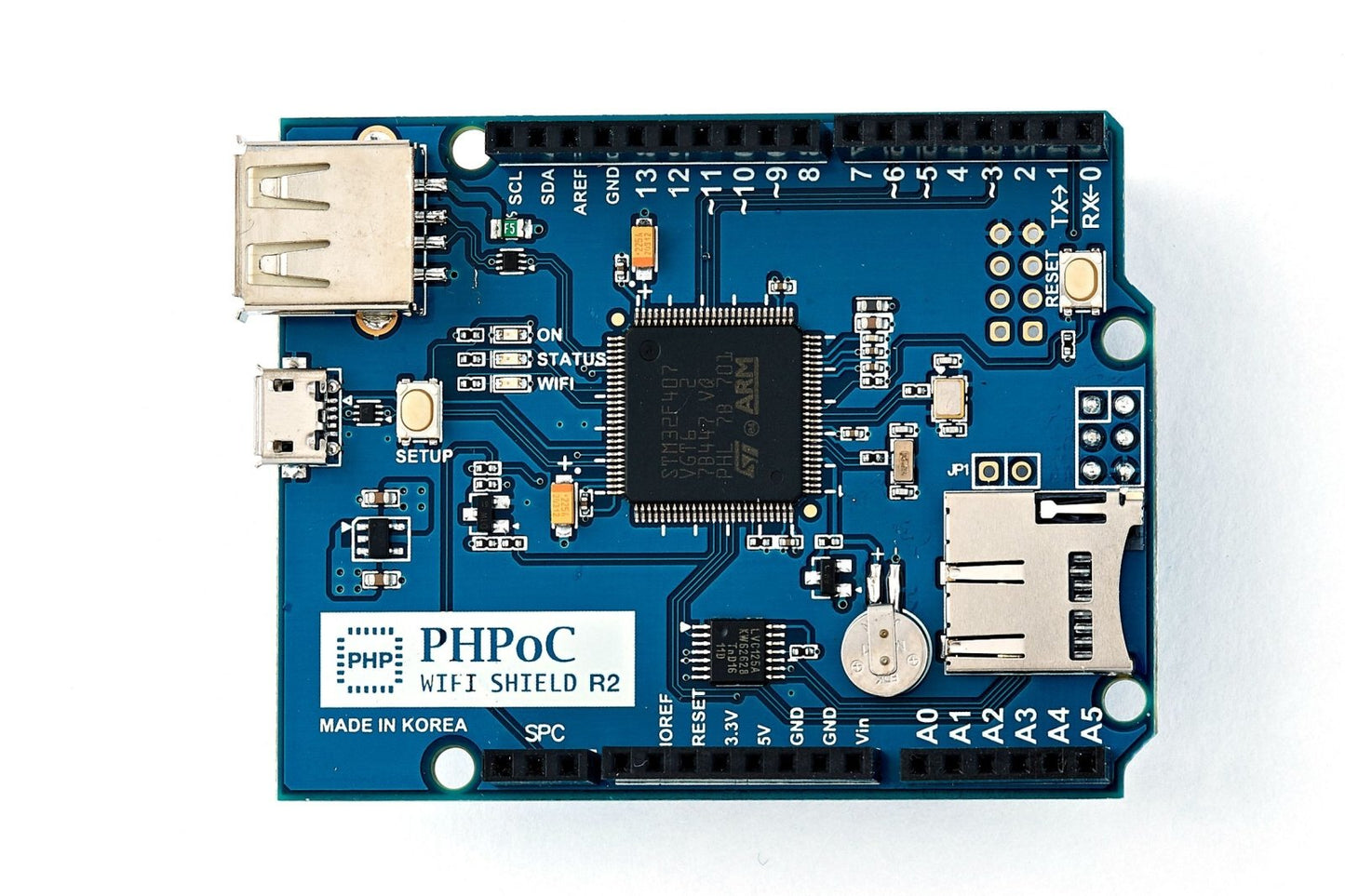 P4S-347 V2 PHPoC WiFi Programmable IoT Shield for Arduino - Envistia Mall