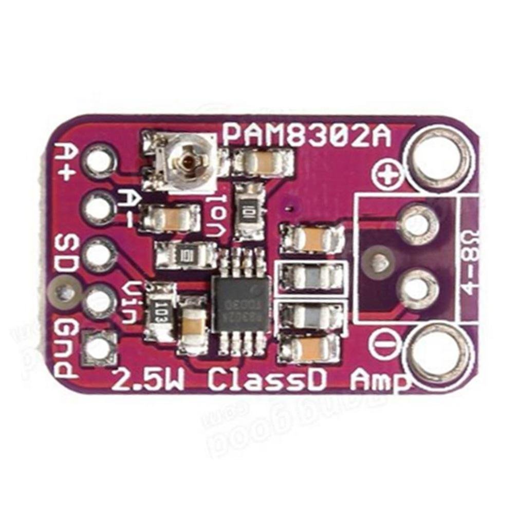 PAM8302A Miniature 2.5W Class D Mono Audio Power Amplifier Module Board - Envistia Mall