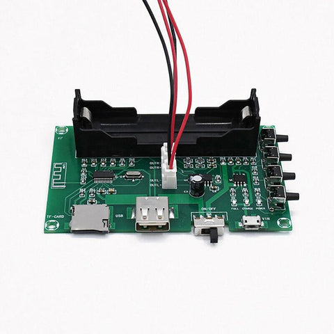 PAM8403 5W+5W Stereo Bluetooth Audio Receiver Amplifier 18650 Charger Module - Envistia Mall