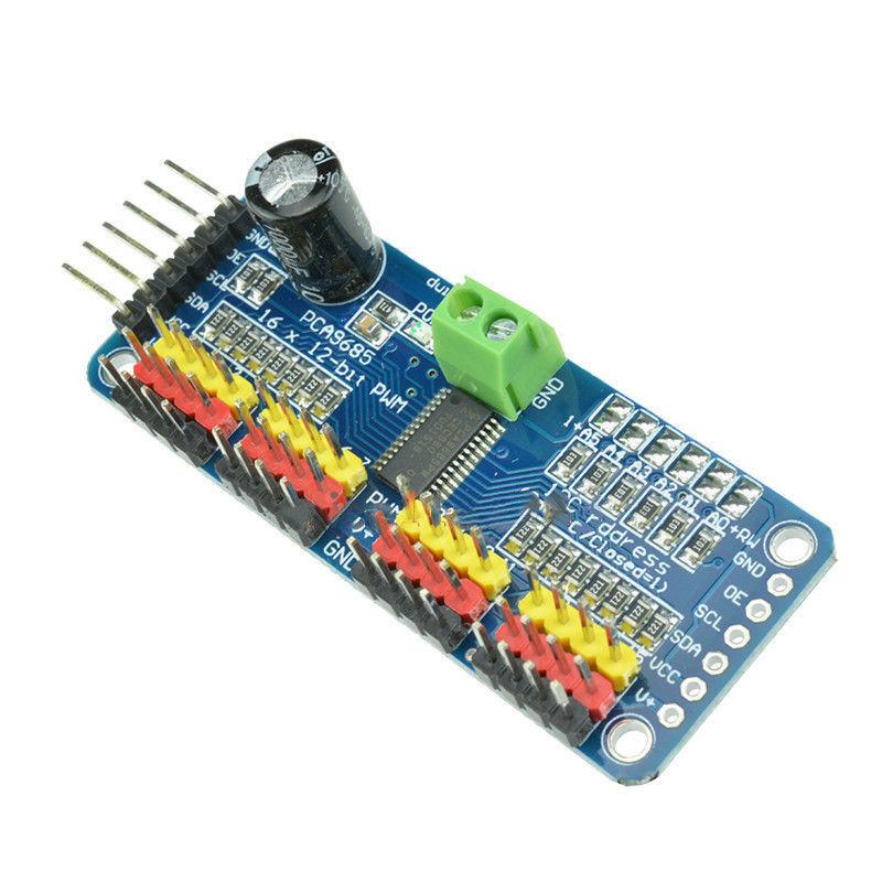 PCA9685 16-Channel 12-bit PWM Servo Motor Driver I2C Module For Arduino - Envistia Mall