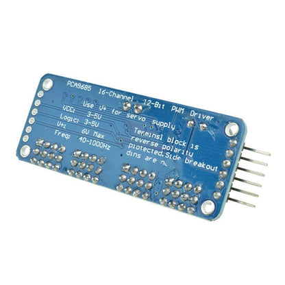 PCA9685 16-Channel 12-bit PWM Servo Motor Driver I2C Module For Arduino - Envistia Mall