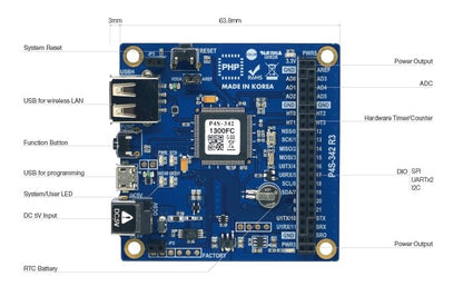 PHPoC Blue Wireless LAN Programmable IoT Development Board P4S-342 - Envistia Mall