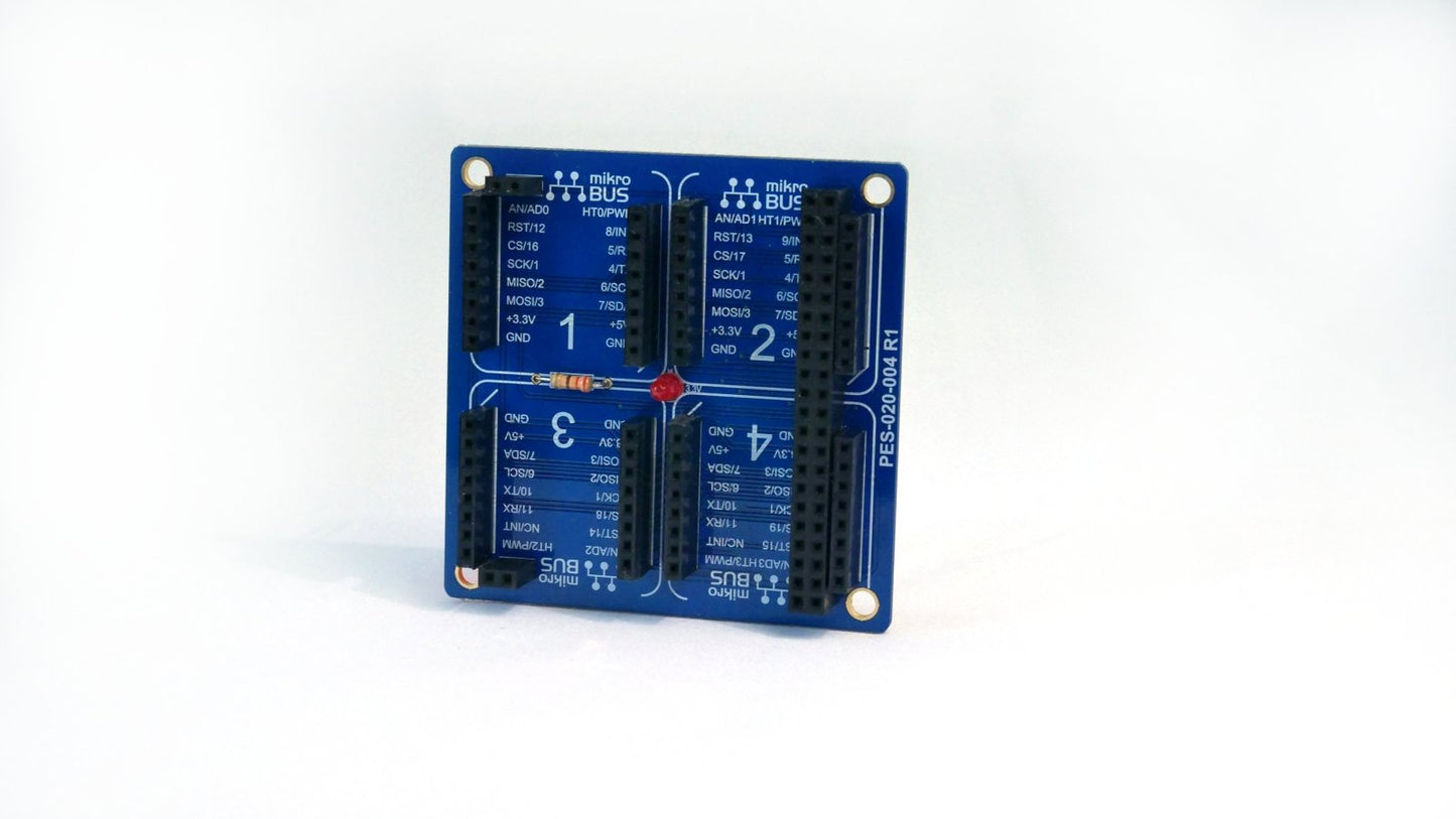 PHPoC mikroBUS Expansion Board PES-2004 - Envistia Mall