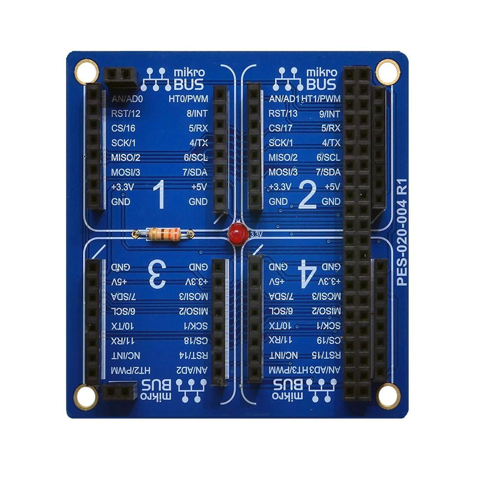 PHPoC mikroBUS Expansion Board PES-2004 - Envistia Mall