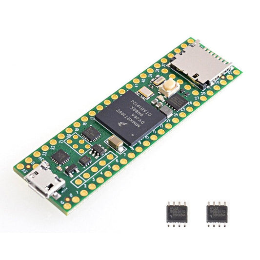 PJRC Teensy 4.1 ARM Cortex-M7 Microcontroller + 2X 8 MByte PSRAM SOIC ICs - Envistia Mall